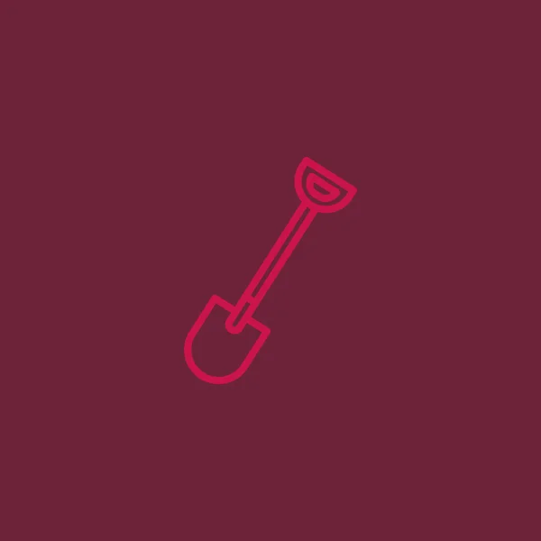 Schaufelwerkzeug-Symbol — Stockvektor