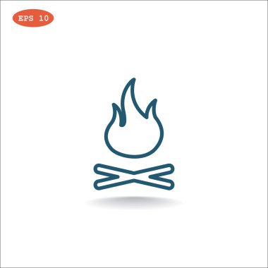 Yangın alevleri simgesi