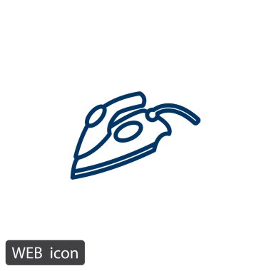 Yumuşatma-demir düz simgesi