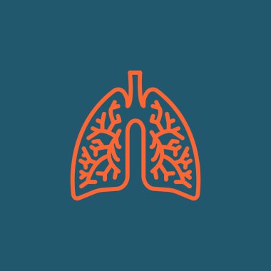 İnsan akciğerleri simgesi