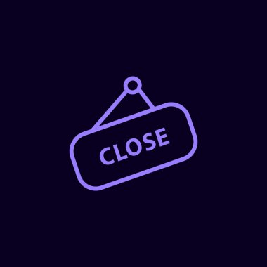 yakın işaret Panosu simgesi