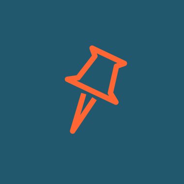 Düz raptiye simgesini. 