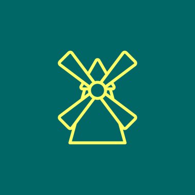 Tarım yel değirmeni simgesi