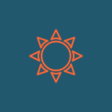 Güneş hava simgesi 