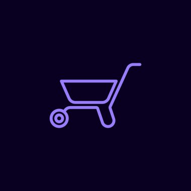 Bahçe el arabası simgesi  