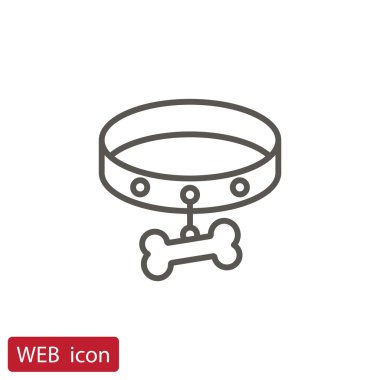 Köpek tasması simgesi. 