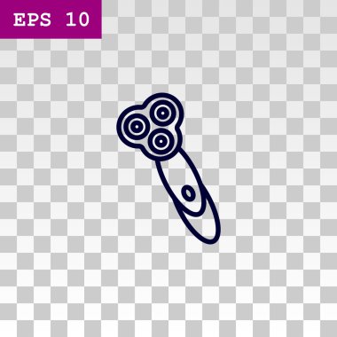 Elektrikli tıraş makinesi simgesini