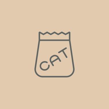 torba gıda evcil hayvan simgesi