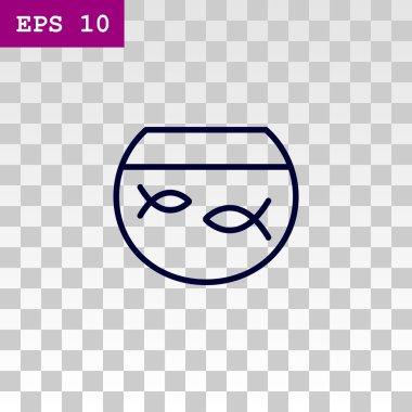 Akvaryum kutsal kişilerin resmi içinde balık