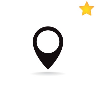 Harita iğne simgesi