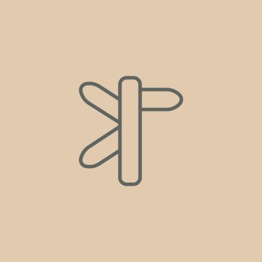 yön işareti simgesi