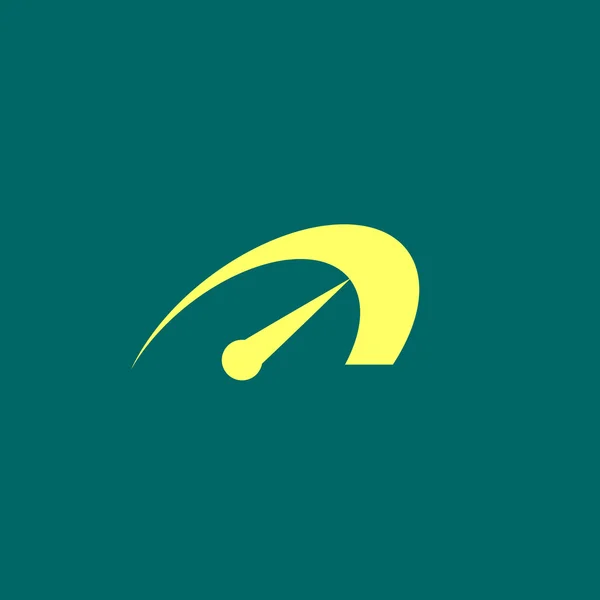 Speed flat icon — Stock Vector