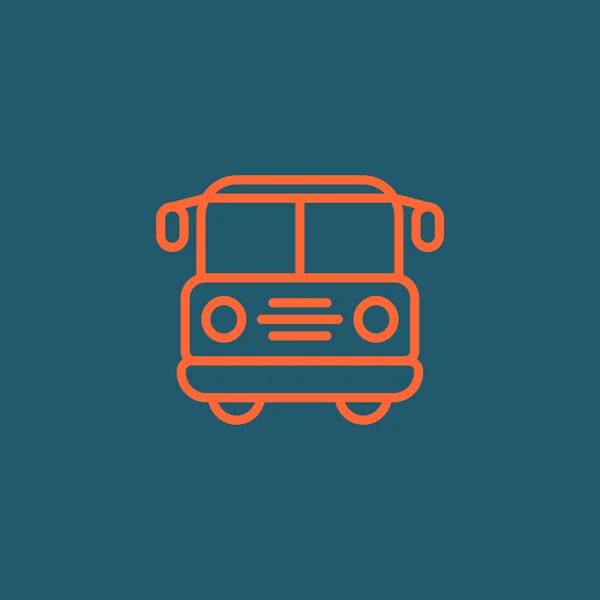 School bus icon — Stock Vector