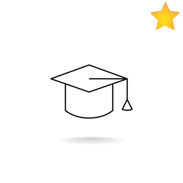 Student, graduation icon — Stock Vector