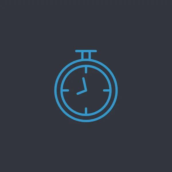 Conto alla rovescia icona del cronometro — Vettoriale Stock