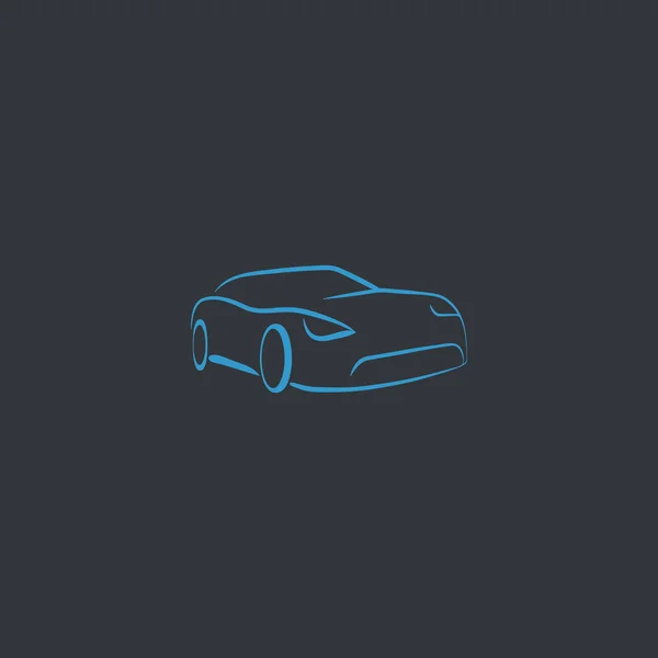 Icono web del coche — Vector de stock