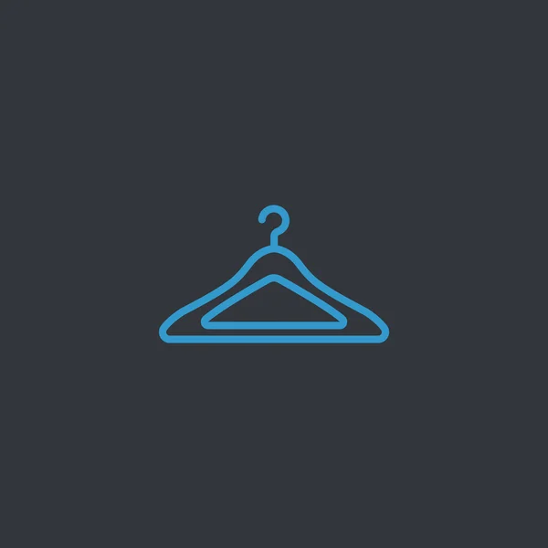 Percha para icono de ropa — Vector de stock