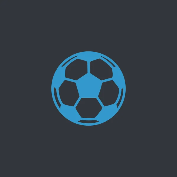 Icono de pelota de fútbol — Archivo Imágenes Vectoriales