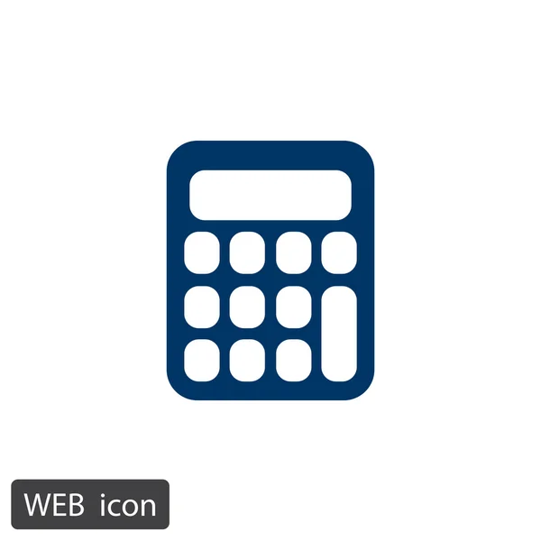 Calculator flat icon — Stock Vector