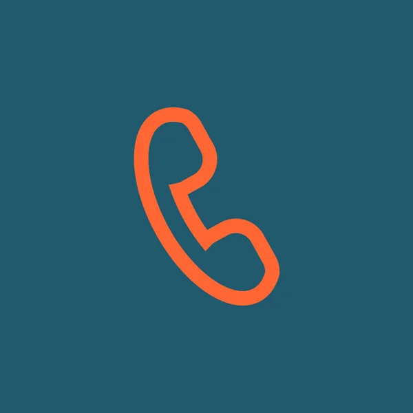 Ícone de telefone retro — Vetor de Stock
