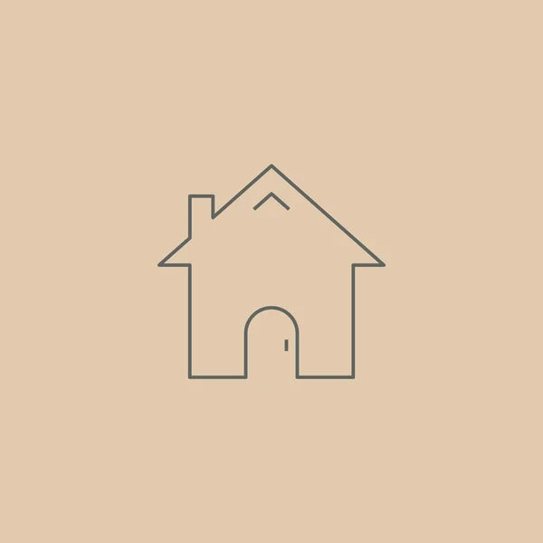 Huis web pictogram — Stockvector