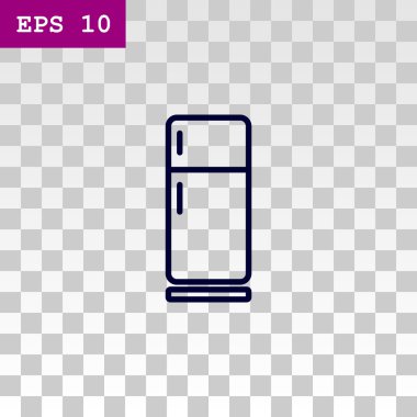 Retro buzdolabı simgesi