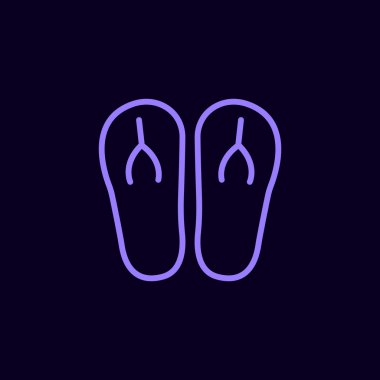 plaj terlikleri simgesi 