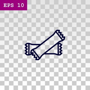 Polietilen mühürlü kapalı torbalar simgesi