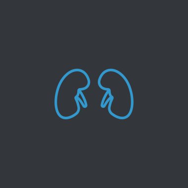 Tıp böbrekler simgesi