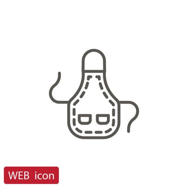 Mutfak önlüğü simgesi 