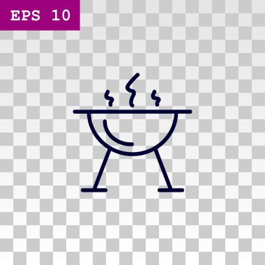 mangal barbekü simgesi