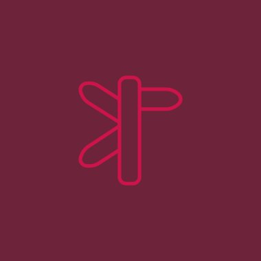 yön işareti simgesi