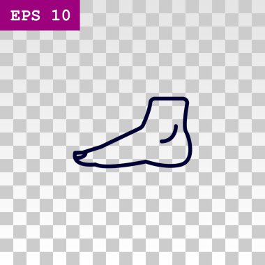 İnsan ayağı simgesi 