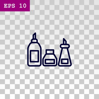 mutfak şişe set simgesi 