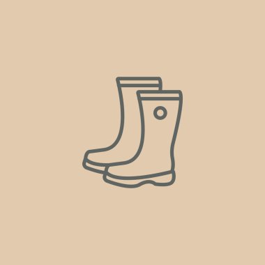 lastik çizmeler simgesinin