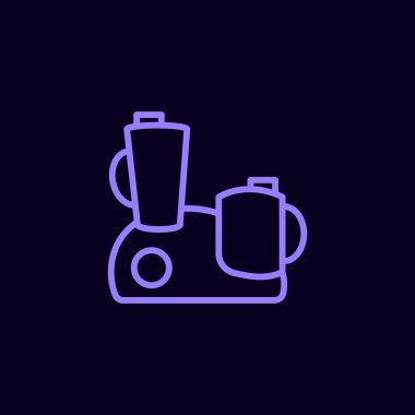 mutfak robotu simgesi. 