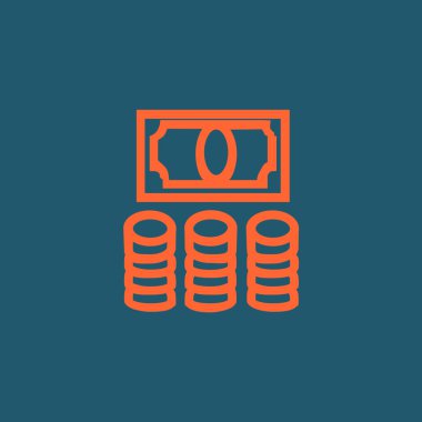 Para sikke ve banknot simgesi.