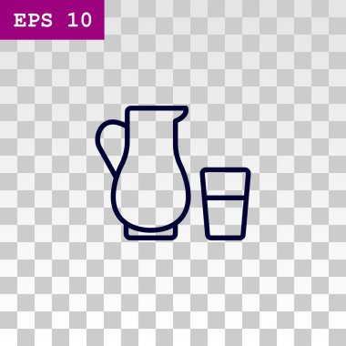 Süt simgesi sürahi