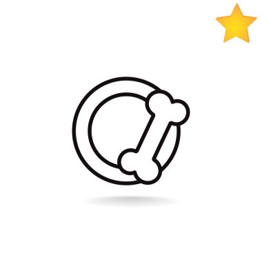 kase için gıda hayvan simgesi