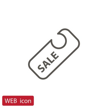 Satılık etiketi simgesi