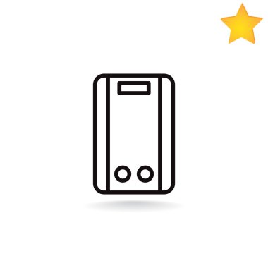 Şofben, Kombi simgesi.  