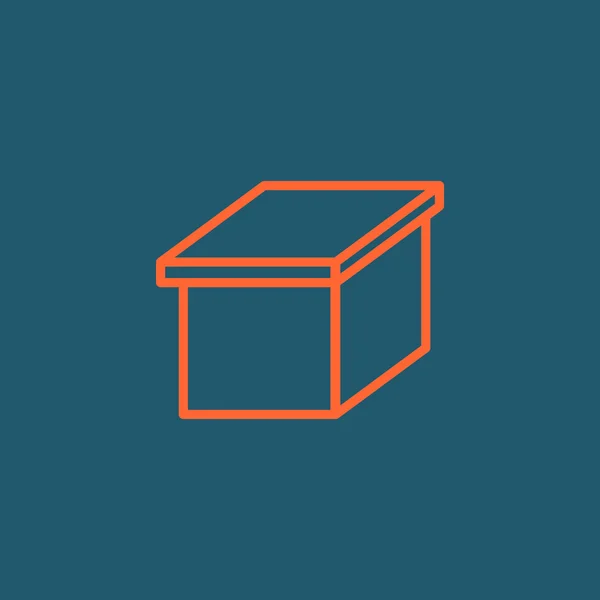 Cerrar icono de caja — Archivo Imágenes Vectoriales