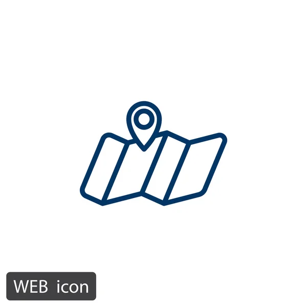 Location on map icon – stockvektor