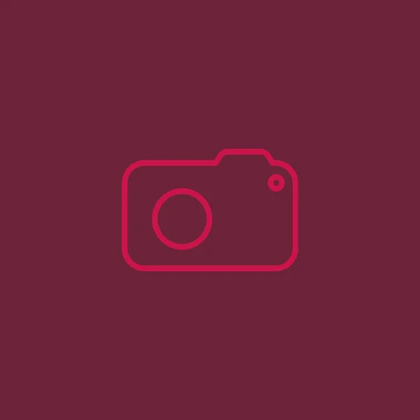 Icono de cámara fotográfica — Vector de stock