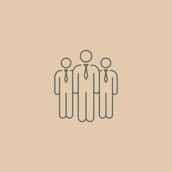 Skupina lidí ikony — Stockový vektor