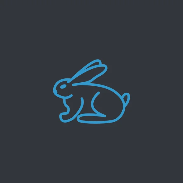 Conejito icono web — Vector de stock