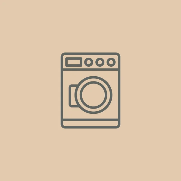 Pictogram wasmachine — Stockvector