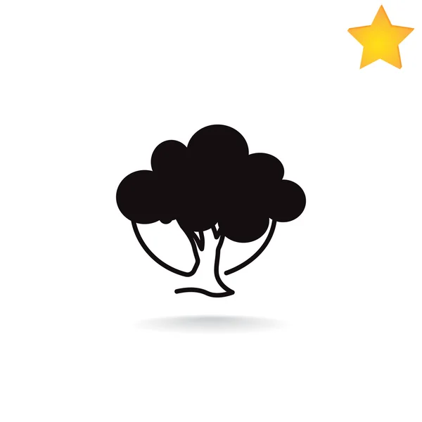 Abstract tree icon — Stock Vector