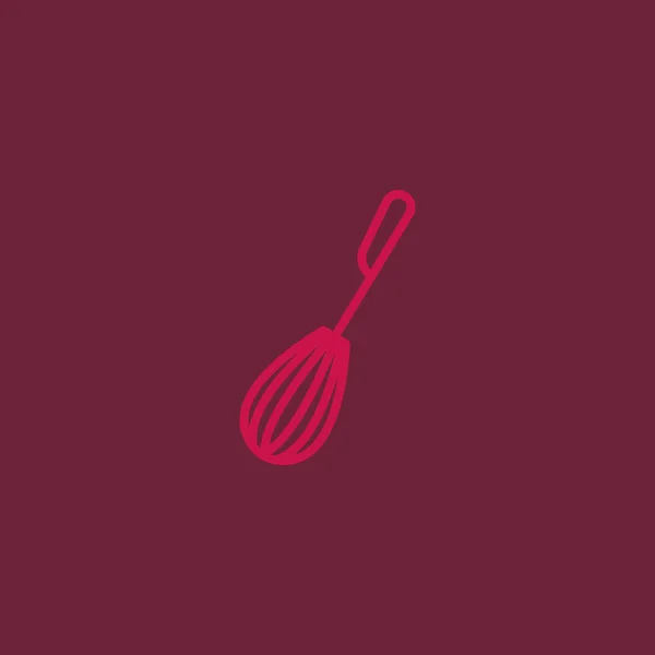 Icône de fouet de boulangerie — Image vectorielle
