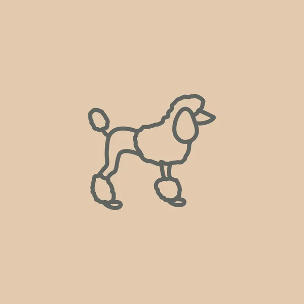 Dog web Icon. — Stock Vector